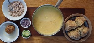 Smoked haddock chowder